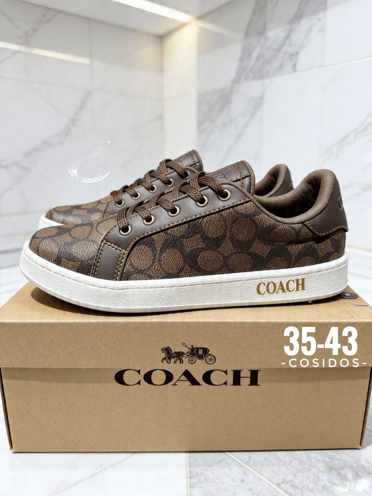 Bellos Tenis Coach Marron
